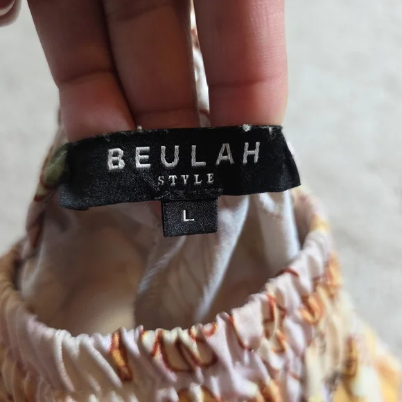 Beulah Style Horse Print   Pleated Wide Leg Pants Sz L - Picture 4 of 8